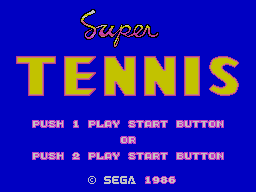 Screenshot Super Tennis