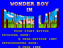 Screenshot Wonder Boy in Monster Land
