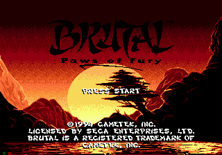 Screenshot Brutal : Paws of Fury