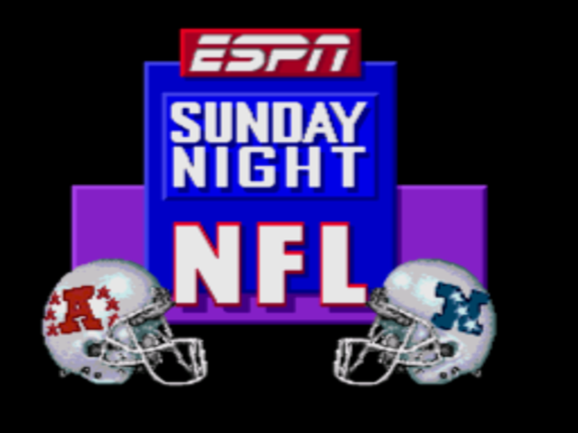 Screenshot ESPN Sunday Night NFL