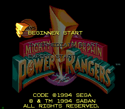 Screenshot Mighty Morphin Power Rangers