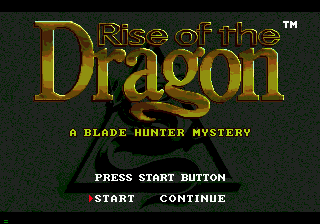 Screenshot Rise of the Dragon