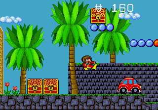 Screenshot Alex Kidd in the Enchanted Castle