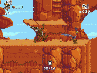 Screenshot Desert Demolition Starring Road Runner and Wile E.