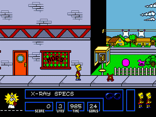Screenshot The Simpsons : Bart vs. the Space Mutants