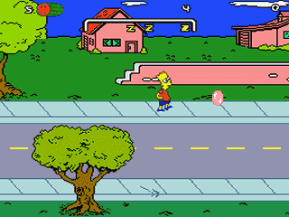 Screenshot The Simpsons : Bart's Nightmare