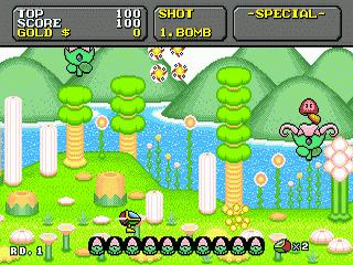 Screenshot Super Fantasy Zone