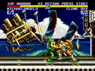 Screenshot Teenage Mutant Hero Turtles : Tournament Fighters