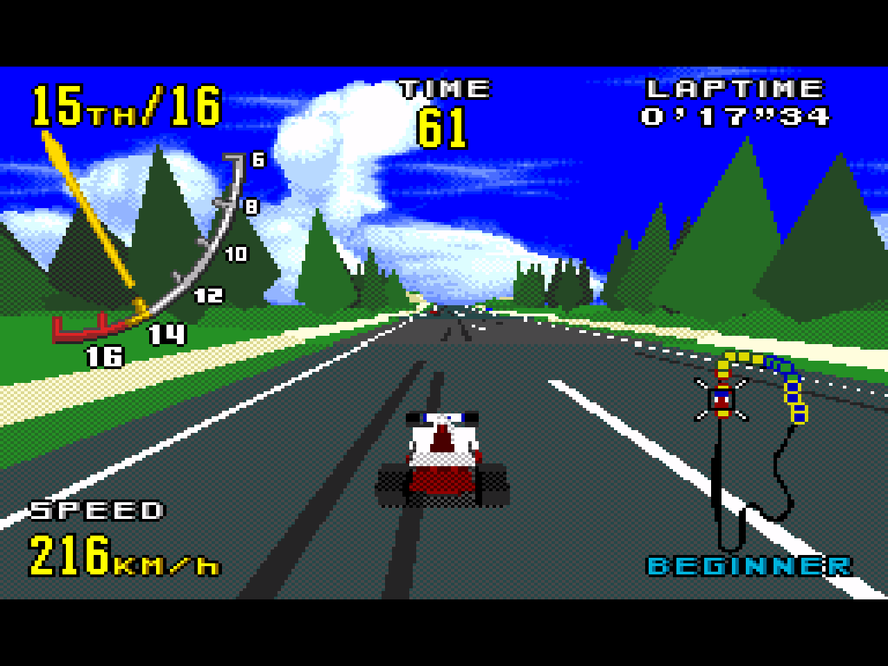 Screenshot Virtua Racing