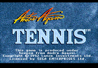 Screenshot Andre Agassi Tennis