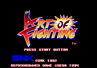 Screenshot Art of Fighting