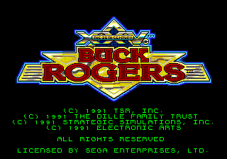 Screenshot Buck Rogers : Countdown to Doomsday