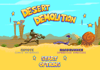 Screenshot Desert Demolition Starring Road Runner and Wile E.