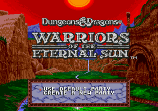 Screenshot Dungeons & Dragons : Warriors of the Eternal Sun