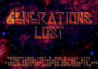 Screenshot Generations Lost