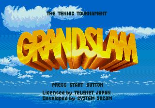 Screenshot GrandSlam : The Tennis Tournament