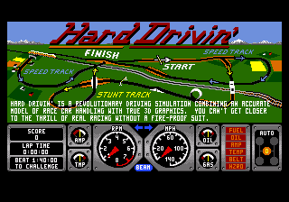 Screenshot Hard Drivin'