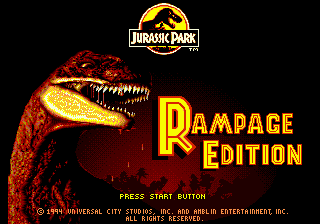 Screenshot Jurassic Park : Rampage Edition