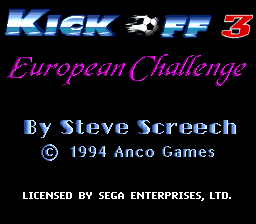 Screenshot Kick Off 3 : European Challenge
