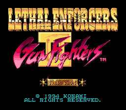 Screenshot Lethal Enforcers II: Gun Fighters