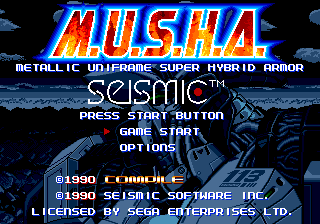 Screenshot MUSHA : Metallic Uniframe Super Hybrid Armor