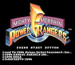 Screenshot Mighty Morphin Power Rangers