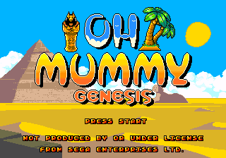 Screenshot Oh Mummy Genesis