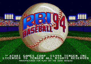 Screenshot R.B.I. Baseball '94