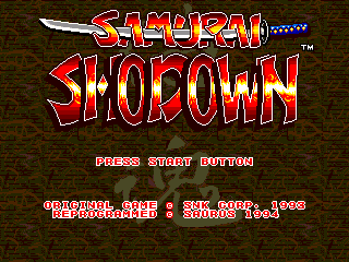 Screenshot Samurai Shodown