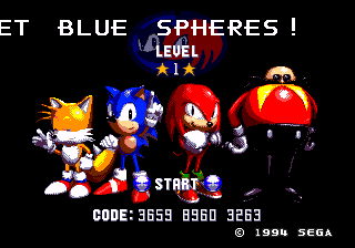 Screenshot Sonic & Knuckles + Sonic the Hedgehog : Blue Sphere