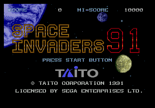 Screenshot Space Invaders '91