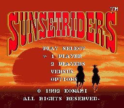 Screenshot Sunset Riders