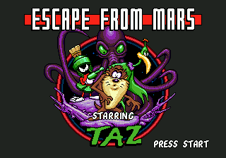 Screenshot Taz in Escape from Mars