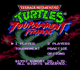 Screenshot Teenage Mutant Hero Turtles : Tournament Fighters