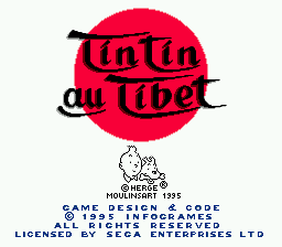 Screenshot Tintin au Tibet