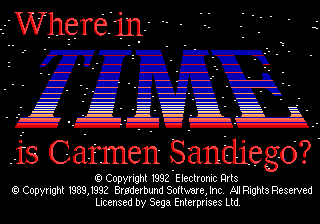 Screenshot Where in Time is Carmen Sandiego?
