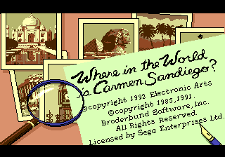 Screenshot Where in the World is Carmen Sandiego?