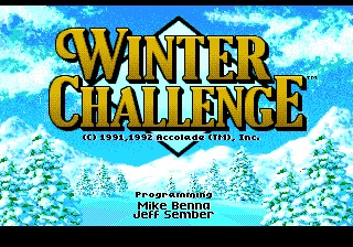 Screenshot Winter Challenge