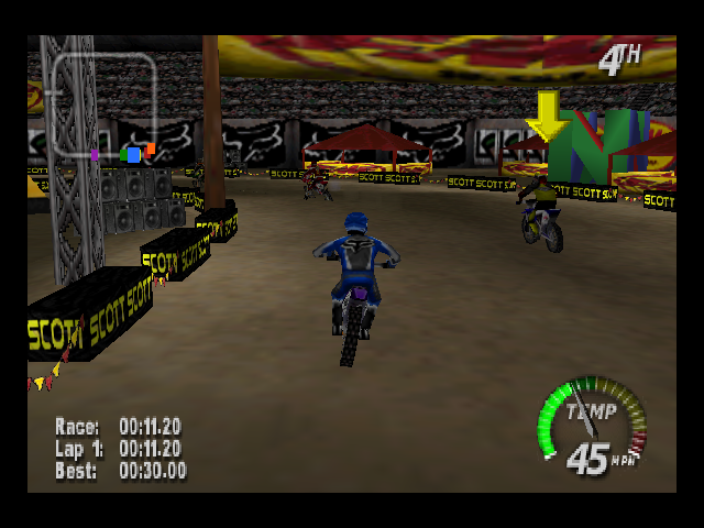 Screenshot Excitebike 64