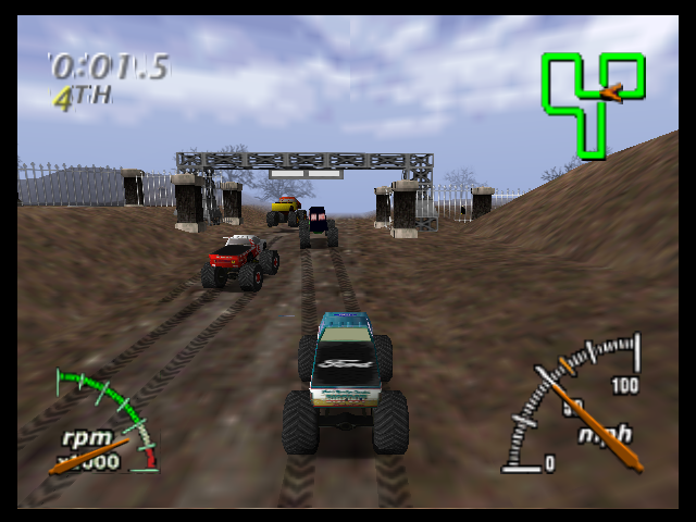 Screenshot Monster Truck Madness 64