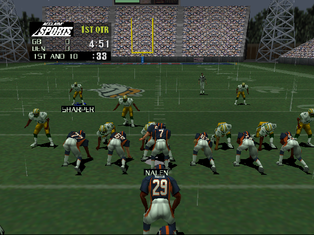 Screenshot NFL Quarterback Club 99