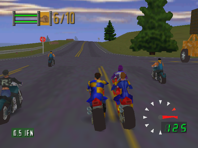 Screenshot Road Rash 64