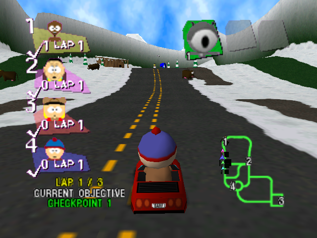 Screenshot South Park Rally