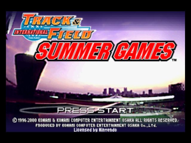 Screenshot International Track & Field : Summer Games