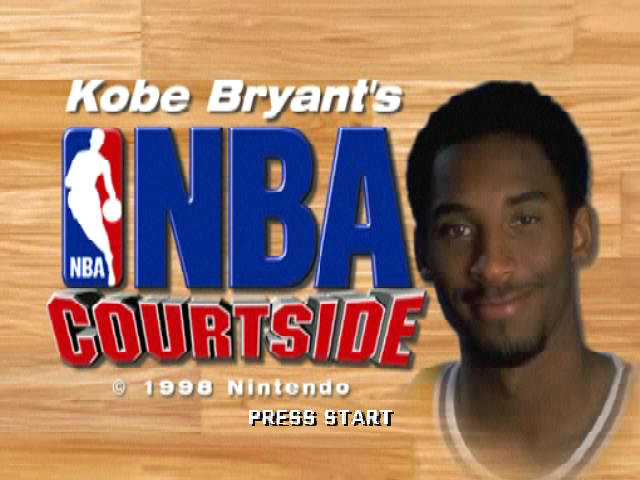 Screenshot Kobe Bryant in NBA Courtside