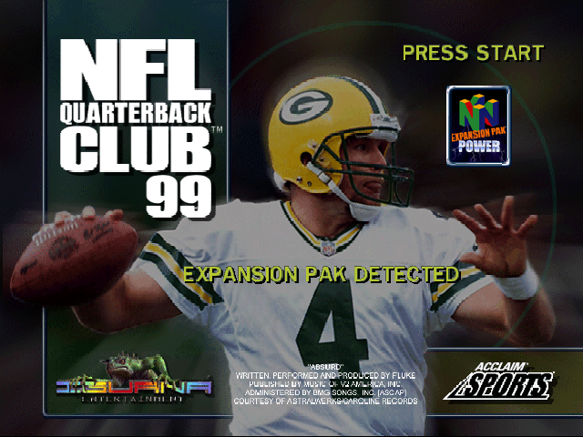 Screenshot NFL Quarterback Club 99