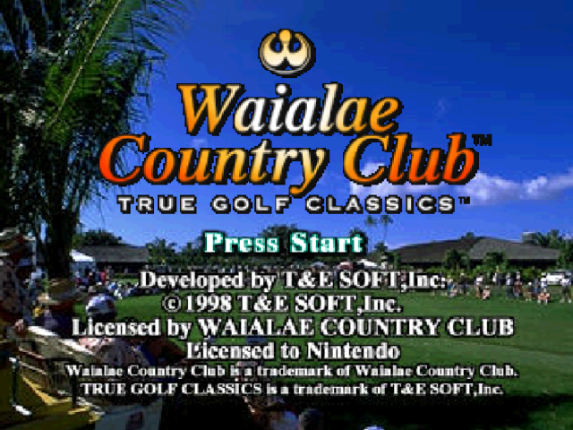 Screenshot Waialae Country Club : True Golf Classics