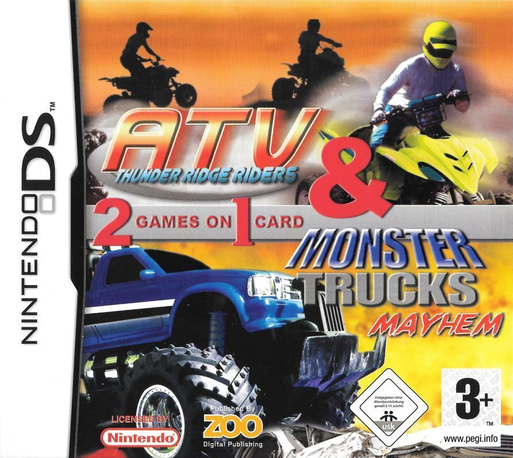 2 Game Pack! - Monster Trucks Mayhem + ATV - Thund