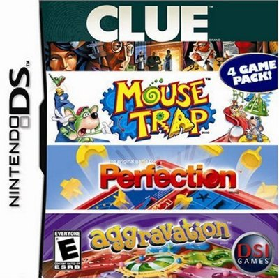 4 Game Pack! - Clue + Aggravation + Perfection + M