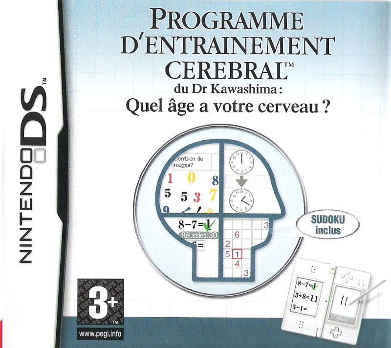 Programme d'entraînement cérébral du Dr Kawashima: Quel âge a votre cerveau?